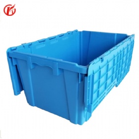 Large Plastic Attached Lid Container with Low Price